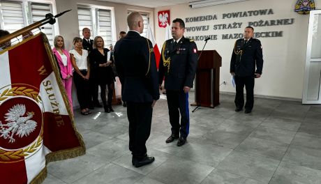 Nowy komendant Państwowej Straży Pożarnej w Makowie Mazowieckim