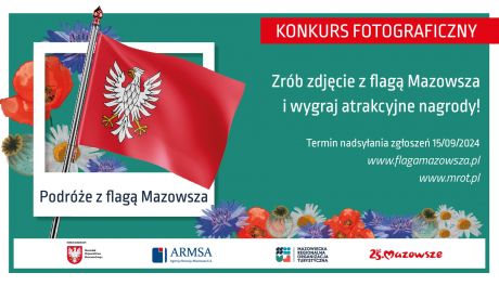 Ruszył konkurs fotograficzny „Podróże z Flagą Mazowsza”