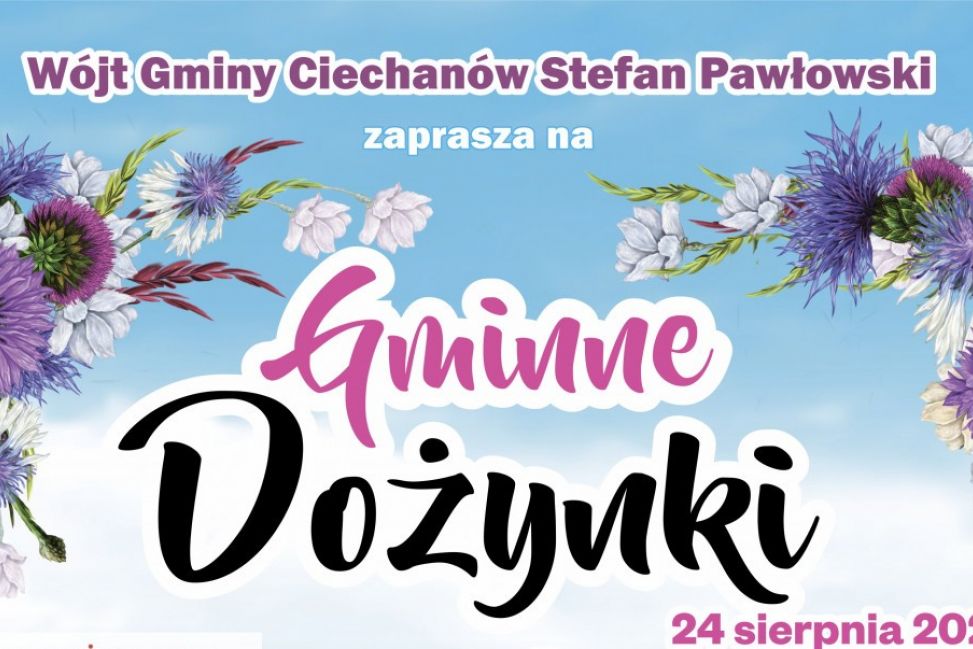 Gminne Dożynki w Rydzewie - święto plonów i tradycji już jutro!