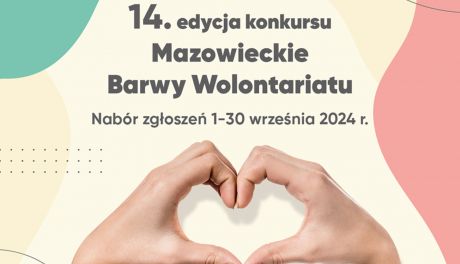 Mazowsze wyróżni wolontariuszy: Rozpoczął się 14. Konkurs "Mazowieckie Barwy Wolontariatu"