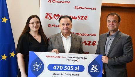 Ponad 470 tys. zł na nowe inwestycje w Bieżuniu!