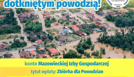 Pomoc dla powodzian! Przedsiębiorcy z północnego Mazowsza w akcji ratunkowej