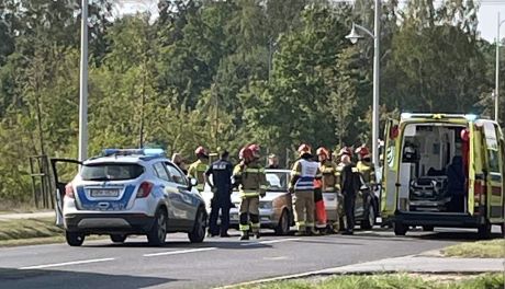 Wypadek z udziałem trzech aut w Mławie