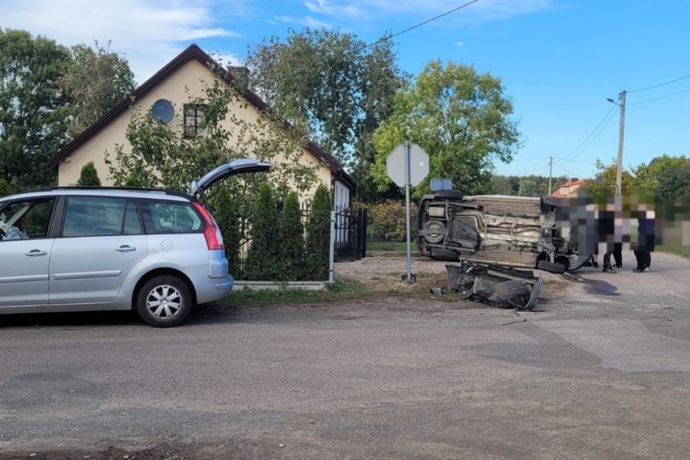 10 zdarzeń drogowych w powiecie ciechanowskim jednego dnia