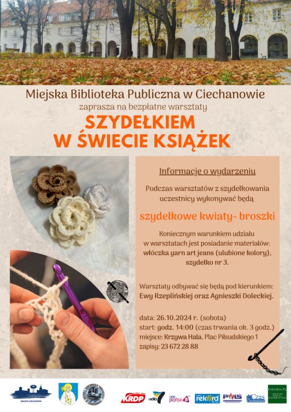 Warsztaty szydełkowania w Bibliotece 