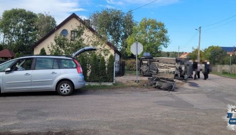 10 zdarzeń drogowych w powiecie ciechanowskim jednego dnia