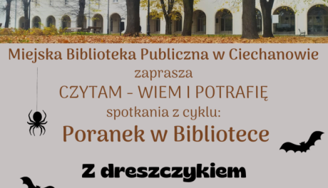 „Poranek w Bibliotece” – dyniowe warsztaty i straszne opowieści 