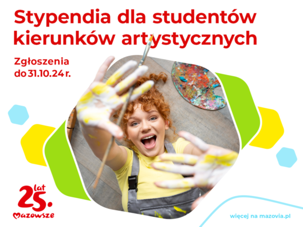 Artystyczne stypendia czekają na twórców z Mazowsza!