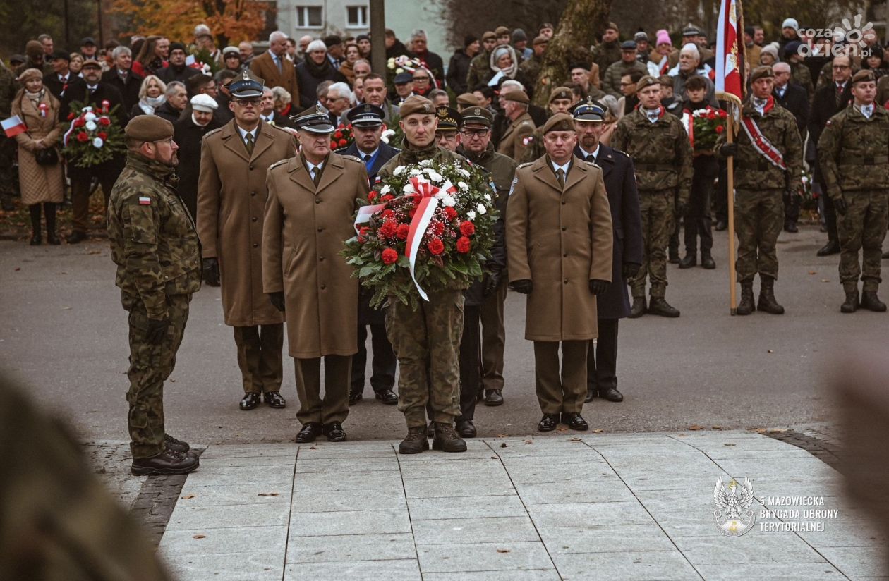 Żołnierze 5 Mazowieckiej Brygady Obrony Terytorialnej uczcili pamięć bohaterów, którzy walczyli za wolność Polski