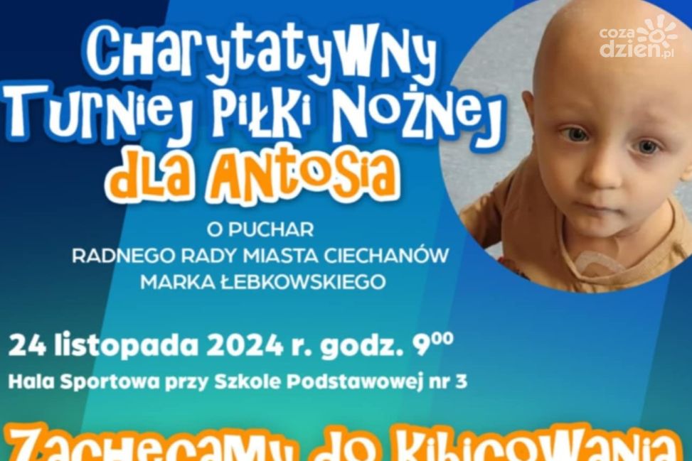 Charytatywny Turniej Piłki Nożnej dla Antosia: Pomóż w walce z nowotworem!