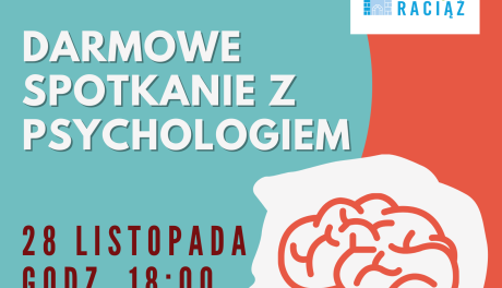 Bezpłatne warsztaty terapeutyczne i spotkanie z psychologiem w Raciążu – już jutro!