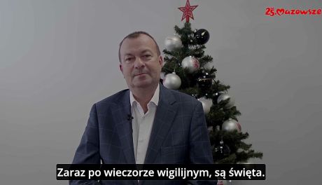 Życzenia świąteczne od wicemarszałka Wiesława Raboszuka