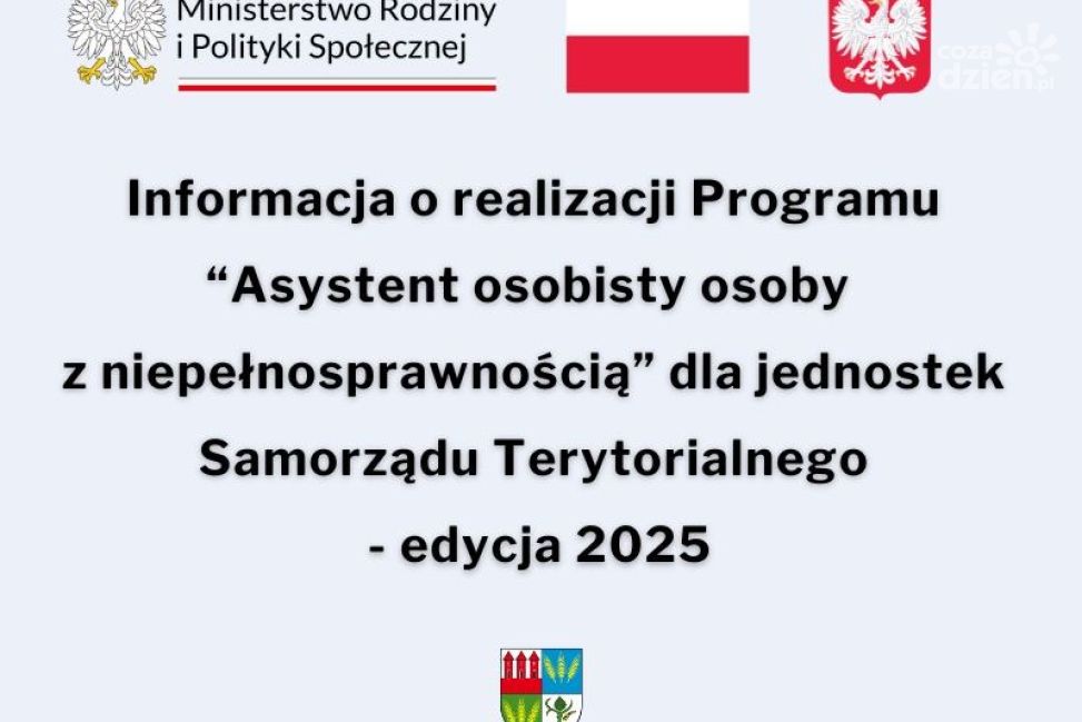 Powiat Przasnyski realizuje program „Asystent osobisty osoby z niepełnosprawnością”