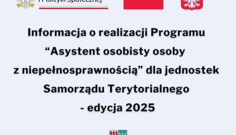 Powiat Przasnyski realizuje program „Asystent osobisty osoby z niepełnosprawnością”