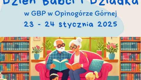 Dzień Babci i Dzień Dziadka w Bibliotece Publicznej w Opinogórze Górnej – Konkurs i pamiątkowe zdjęcia!