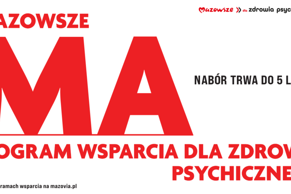 Mazowsze dla Zdrowia Psychicznego: dofinansowanie projektów promujących zdrowie psychiczne