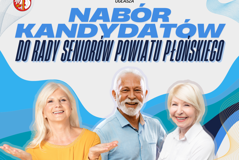 Rada Seniorów Powiatu Płońskiego - nabór kandydatów!