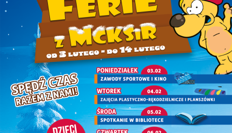 MCKSiR Raciąż z bogatą ofertą na ferie i nie tylko! Konkursy, kino, potańcówka i moc atrakcji dla dzieci