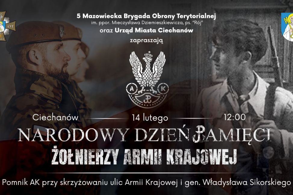 Ciechanów uczci Narodowy Dzień Pamięci Żołnierzy Armii Krajowej