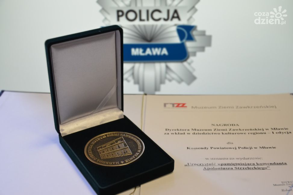 Mławska Policja nagrodzona za wkład w dziedzictwo kulturowe regionu