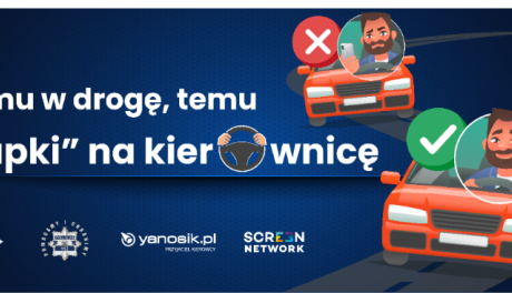 „Łapki” na kierownicę - bezpieczna jazda bez telefonu. Można zdobyć Certyfikat Odpowiedzialnego Kierowcy