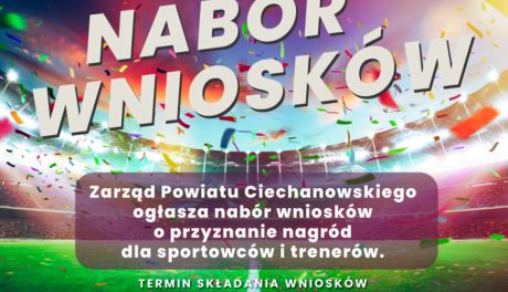 Nagrody dla sportowców i trenerów w powiecie ciechanowskim - wnioski do 31 marca