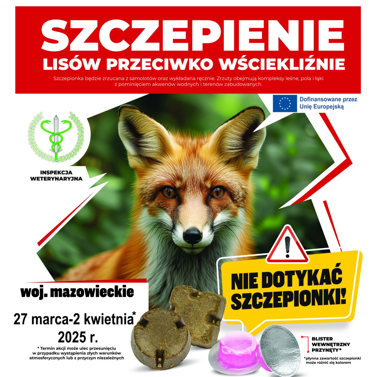 Samoloty zrzucą szczepionki – ważne ostrzeżenie!