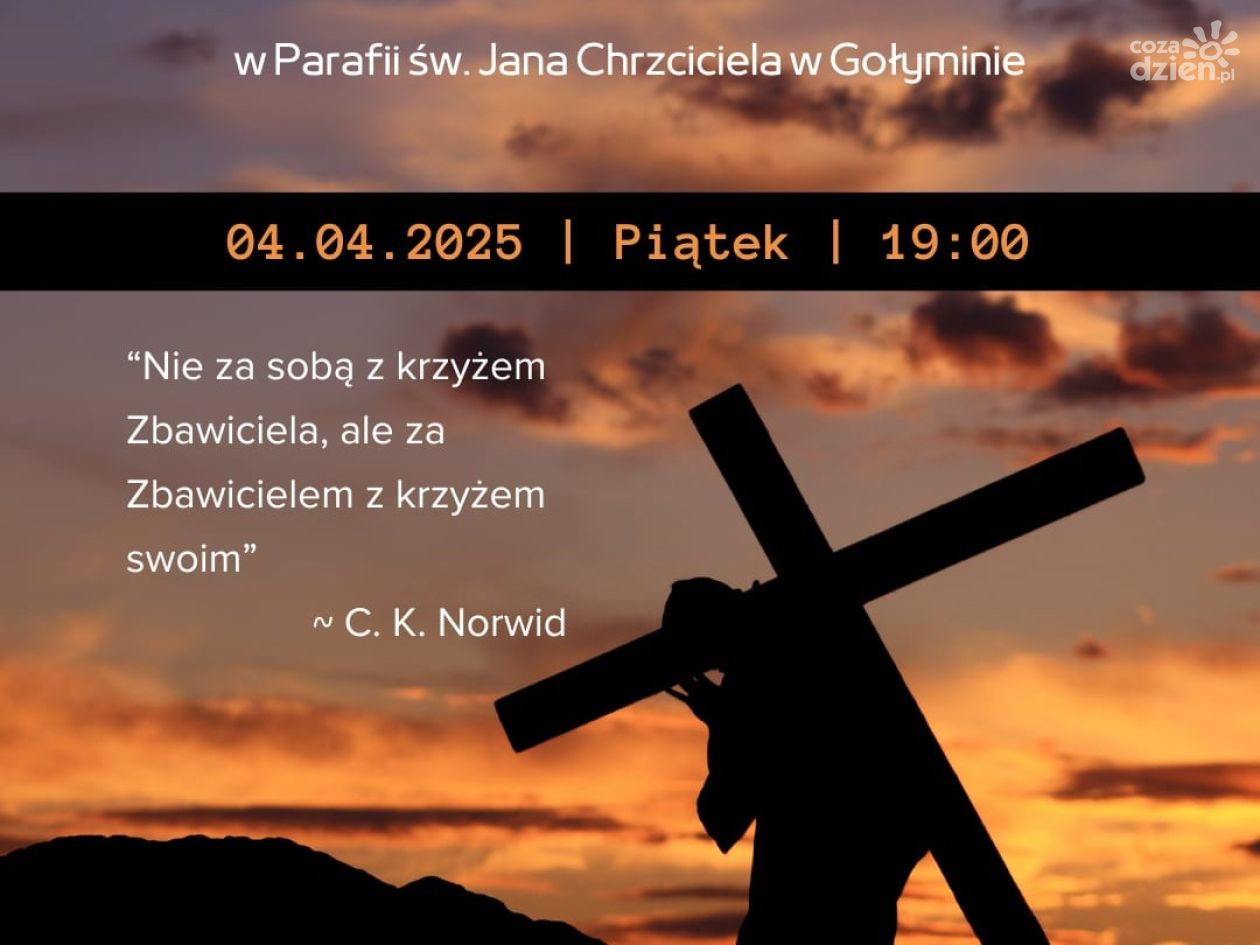 Parafia w Gołyminie: Światło i dźwięk opowiedzą historię Męki Pańskiej