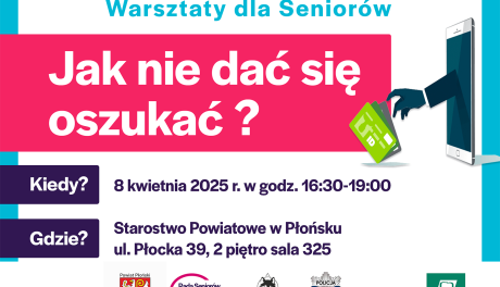 Warsztaty dla seniorów w Płońsku. Jak nie dać się oszukać „na wnuczka”?