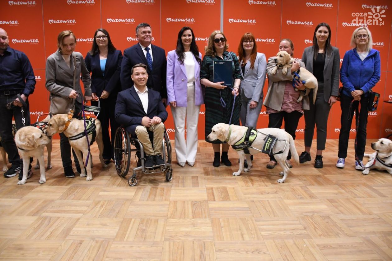 Mądre, pomocne, niezastąpione! 1,3 mln zł na psy asystujące
