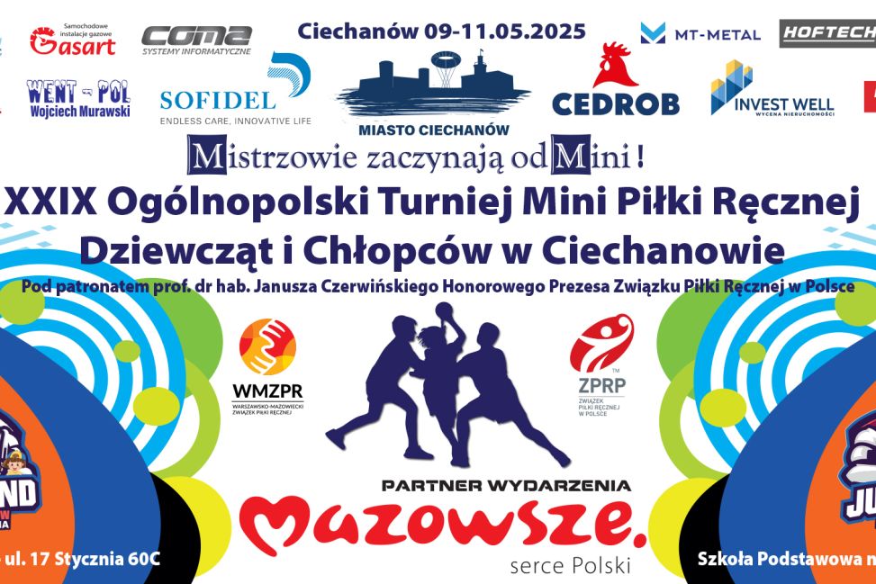 Mistrzowie zaczynają od Mini! Wielki turniej piłki ręcznej dzieci i młodzieży zagości w Ciechanowie