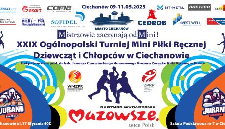 Mistrzowie zaczynają od Mini! Wielki turniej piłki ręcznej dzieci i młodzieży zagości w Ciechanowie
