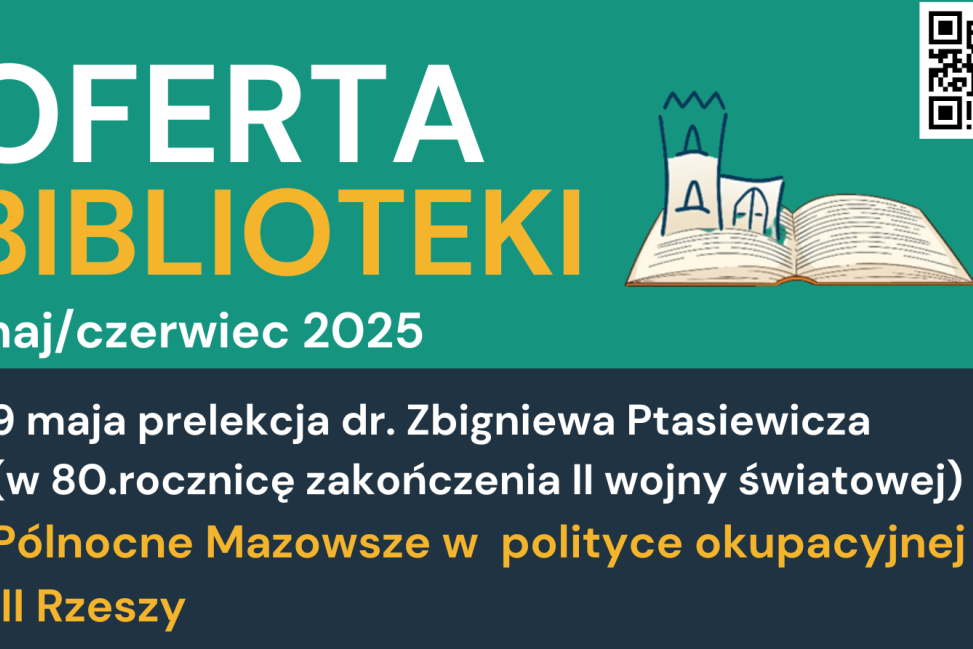 Opinogóra Górna: już dziś prelekcja o historii Mazowsza, wkrótce spotkanie z mistrzem kryminału Piotrem Kościelnym