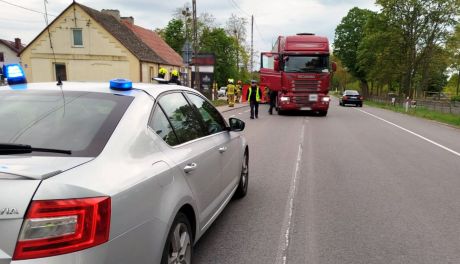 Tragiczny wypadek w Żurominku. Pieszy zginął pod kołami ciężarówki