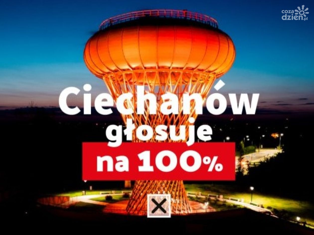 Ciechanów mobilizuje do głosowania