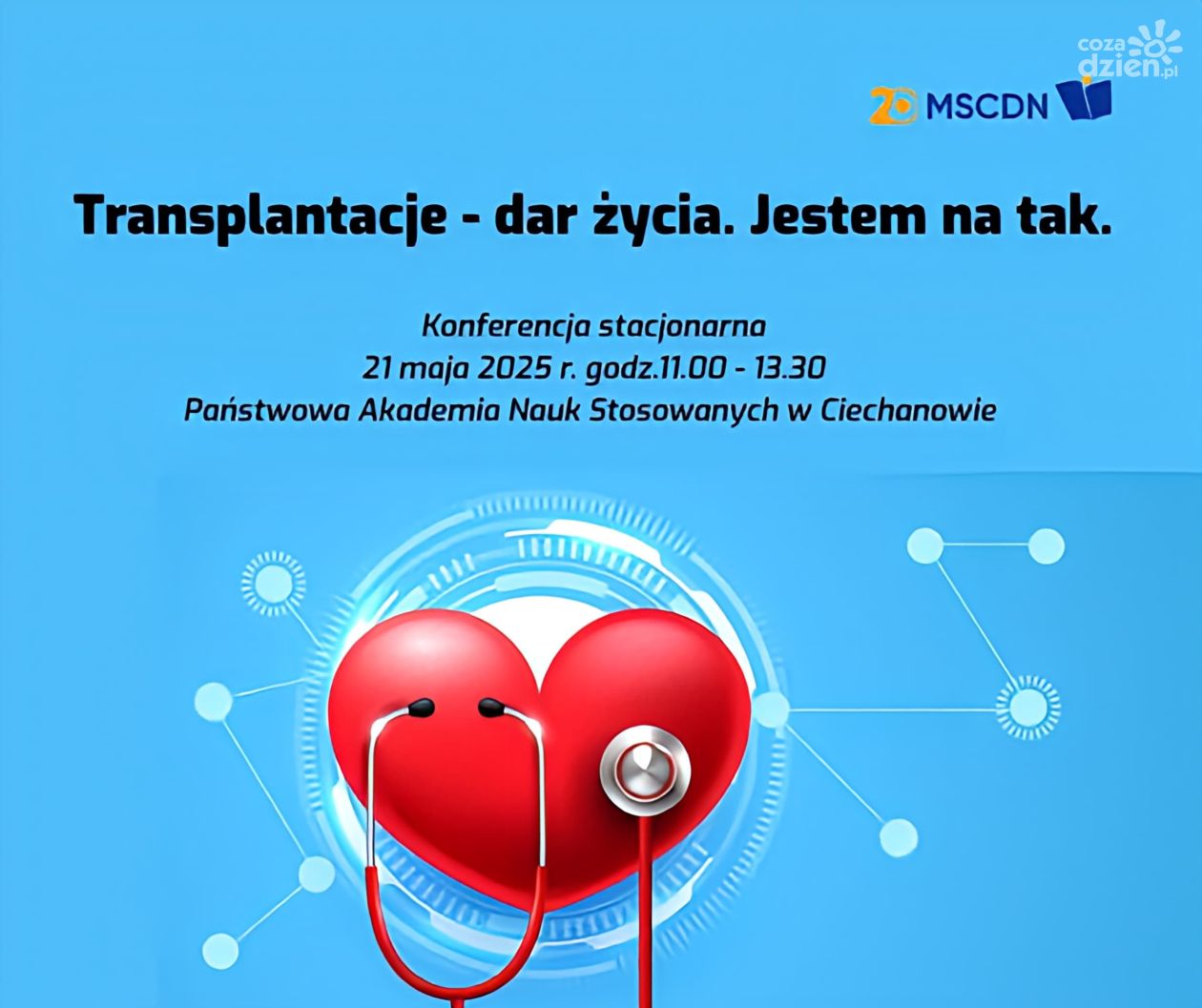 Ciechanów: Ważna konferencja o transplantacjach
