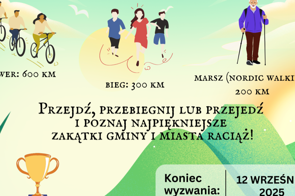 Rowerem, biegiem, marszem – Raciąż zaprasza do sportowej przygody