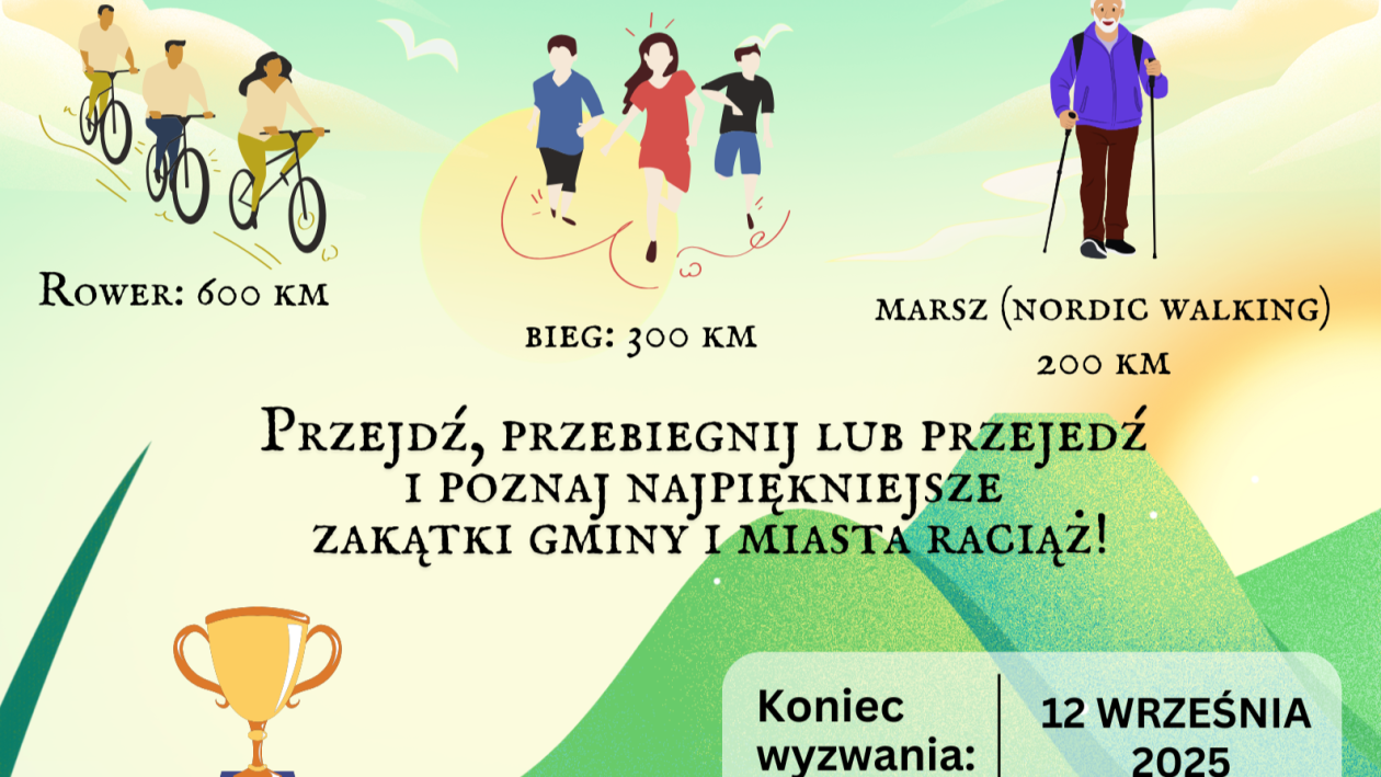 Raciąż rzuca wyzwanie! Aktywnie odkryj okolicę.