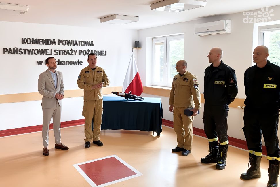 Nowy sprzęt dla strażaków z Ciechanowa