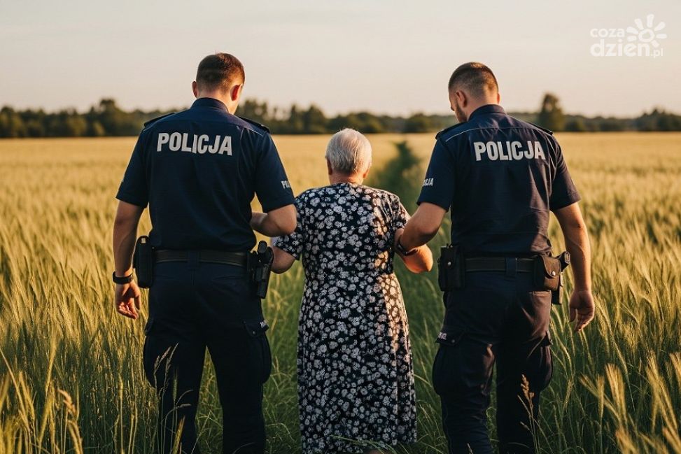 Policja uratowała 87-latkę. Seniorka zaginęła w wysokiej trawie
