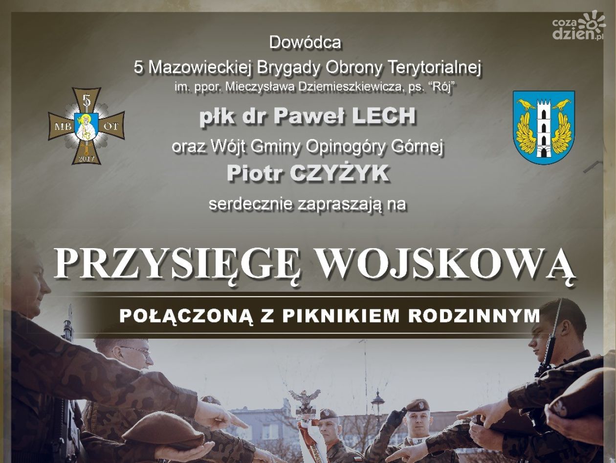 Przysięga wojskowa i rodzinny piknik Terytorialsów