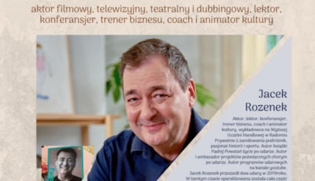 Jacek Rozenek w Krzywej Hali. Spotkanie autorskie o sile, chorobie i walce o życie
