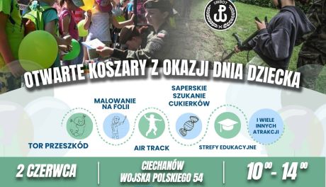 Aktywny Dzień Dziecka z terytorialsami – atrakcje w ciechanowskich koszarach