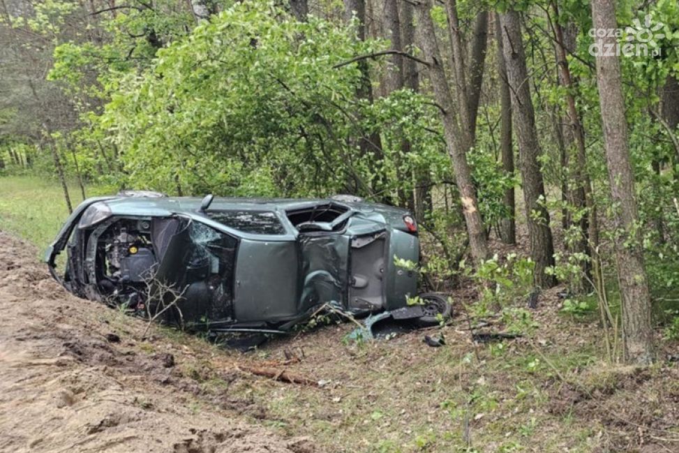 Wypadek w Wólce Rakowskiej. Pijany kierowca uderzył w drzewo – apel policji o trzeźwość
