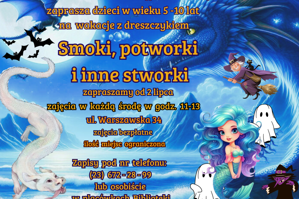 Wakacje w bibliotece. Ruszyły zapisy na bezpłatne zajęcia