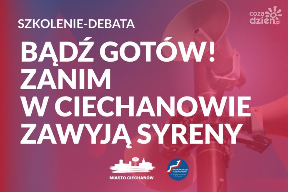 Ciechanów. Ważne szkolenie, zapisz się póki są miejsca