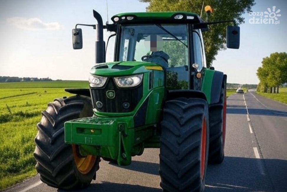 Rekordzista na ursusie. 41-latek prowadził traktor, mając 3,5 promila