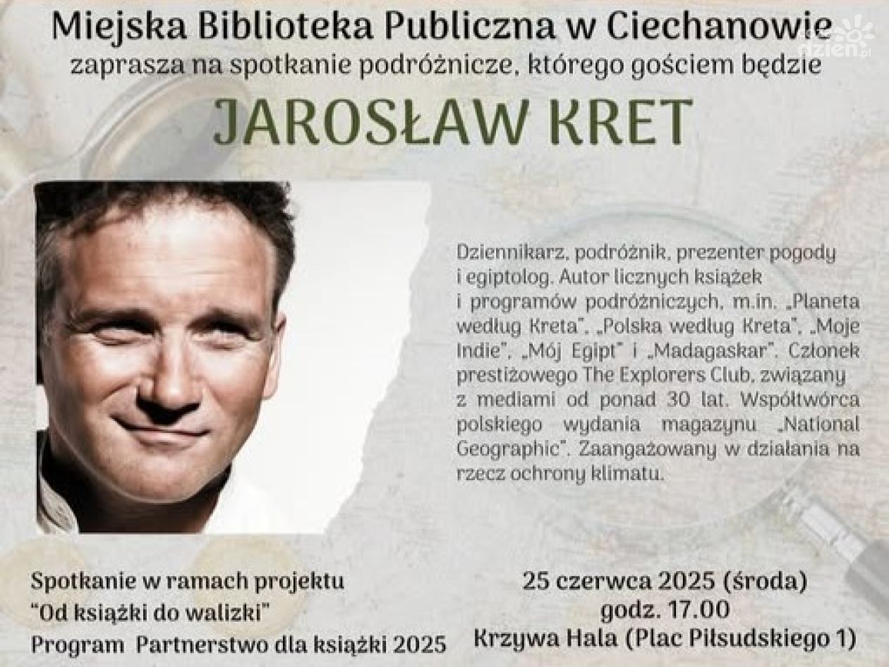 Spotkanie z Jarosławem Kretem: podróże, książki i tajemnice świata
