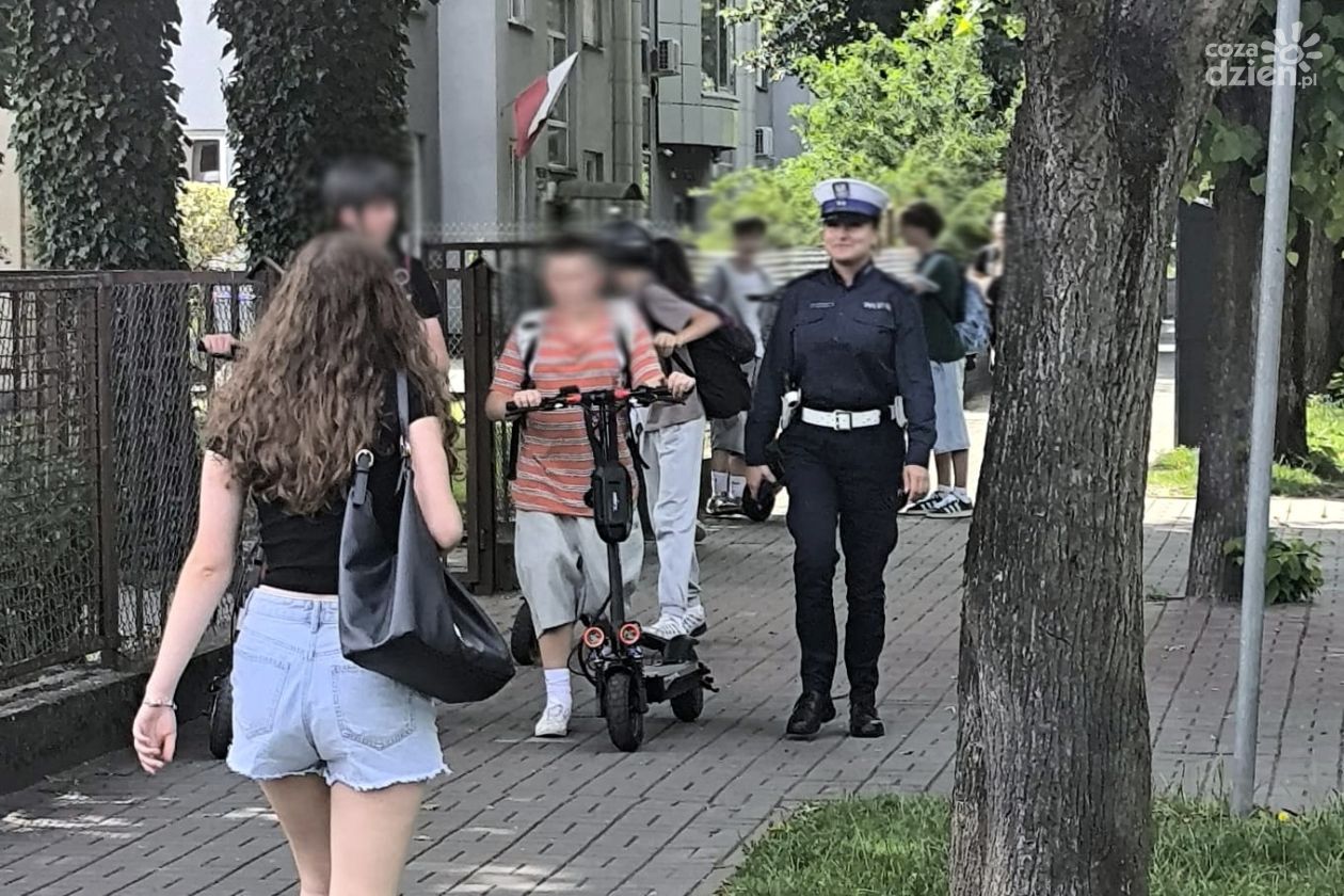 Mława. Jeździsz hulajnogą? Lepiej uważaj