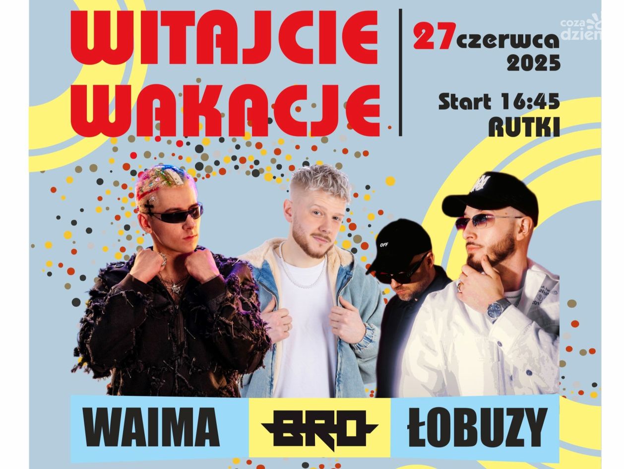 Lato z przytupem w Płońsku! B.R.O, Łobuzy i wiele więcej na akwenie Rutki!